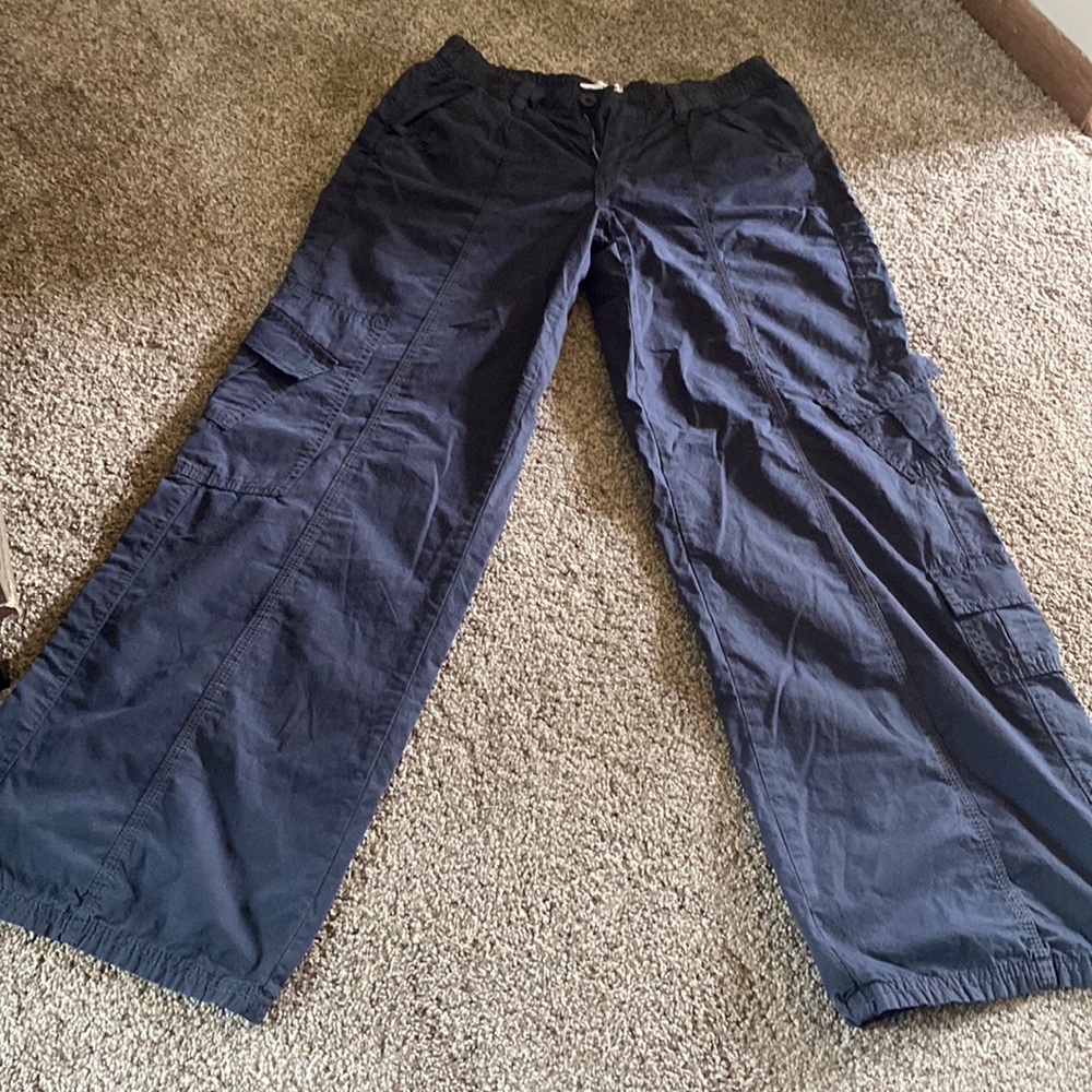 Black/Navy cargo pants BRAND NEW NEVER WORN!